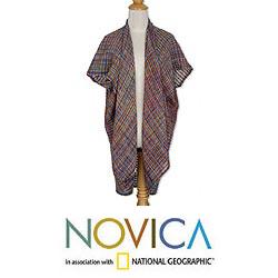 Women's Cotton 'Turquoise Wonder' Jacket (Thailand)
