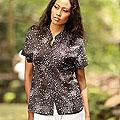 Cotton 'Starlight' Batik Blouse (Indonesia)