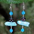 Sterling Silver 'Marine Medley' Pearl Earrings (8 mm) (Thailand)