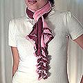 Alpaca Wool 'Rose Winter' Scarf (Peru)