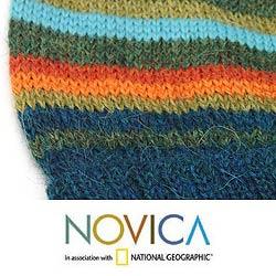 Alpaca Wool 'Andean Sunrise' Hat (Peru)