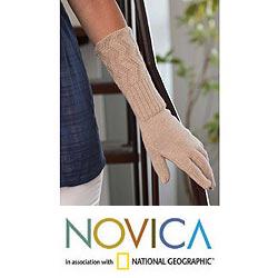 Alpaca Wool 'Winter Queen' Gloves (Peru)