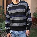 Men's Alpaca Wool 'Casual Classic' Crew Sweater (Peru)