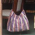 Cotton 'Bangkok Beauty' Large Shoulder Bag (Thailand)