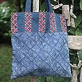 Cotton 'Hmong Heir' Medium Batik Tote Shoulder Bag (Thailand)