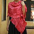 Rayon 'Red Extravaganza' Scarf (Thailand)