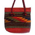 Wool 'Zapotec Lightning' Medium Tote Handbag (Mexico)