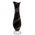 Murano Glass 'Crimson Surprise' Handblown Large Vase (Brazil)