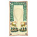 Majolica Ceramic 'Forest Deer' Spoon Rest (Mexico)