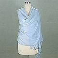 Angora Wool 'Sea Of Love' Shawl (India)