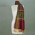 Wool 'Festive Colors' Scarf (India)