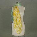 Handcrafted Silk 'Spring and Summer' Scarf (India)