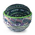 Recycled Paper 'San Lucas Jade' Box (Guatemala)