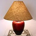 Handcrafted Ceramic 'Vase of Light' Table Lamp (Mexico)
