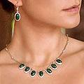 Sterling Silver 'Eternal Love' Jade Necklace (Guatemala)