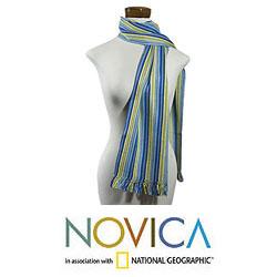 Cotton 'Zunil Sun' Scarf (Guatemala)