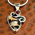 Sterling Silver 'Aztec Gargoyle' Multi-gemstone Necklace (Mexico)
