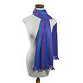 Cotton 'Peten Orchids' Scarf (Guatemala)