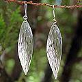 Sterling Silver 'Snow Wind' Earrings (Thailand)