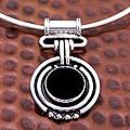 Sterling Silver 'Layan' Onyx Choker (Mexico)