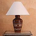 Handcrafted Ceramic 'Colonial Patio' Table Lamp (Mexico)