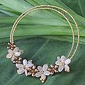 Pearl 'Sukhothai Bouquet' Citrine Choker (4-6-6mm) (Thailand)