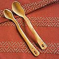 Granadillo Wood 'Xocomil Breeze' Ladles (Set of 2 ) (Guatemala)