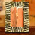 Handcrafted Bull Horn 'Bijapur Fort' Photo Frame (India)
