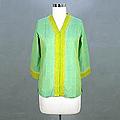 Cotton 'Refreshing Kutch Coors' Tunic Blouse (India)