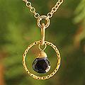 Gold Overlay 'Thai Delight' Spinel Pendant Necklace (Thailand)