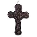 Ceramic 'Chimaltitlan Faith' Cross (Mexico)