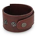 Men's Leather 'Sumbawa Brown' Bracelet (Indonesia)
