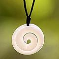 Bone 'Typhoon' Necklace (Indonesia)