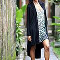 Rayon Jersey 'Ebony Grace' Jacket (Indonesia)