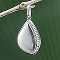 Sterling Silver 'Prosperity' Large Pendant (Ghana)
