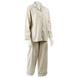 Josephine Women's Beige/ Blue Pajamas