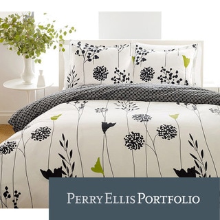 Perry Ellis Asian Lilly 3-Piece Comforter Set