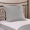 Roxbury Park Quilted Platinum Euro Sham