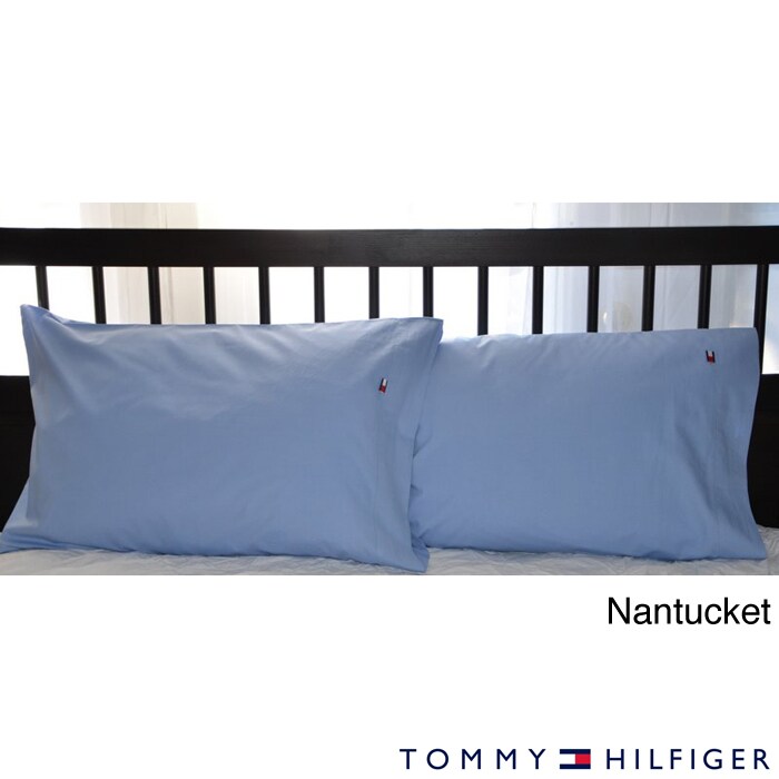 Tommy Hilfiger Solid Pillowcase Set On Popscreen