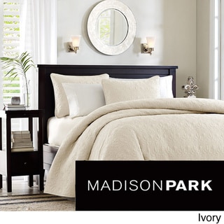 Madison Park Mansfield 3-piece Quilted Pattern Coverlet Mini Set