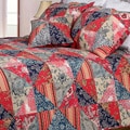 Red Rose Garden Twin-size 2-piece Quilt Set