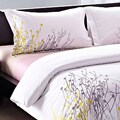 Reed Embroidered 3-piece Duvet Cover Set
