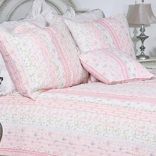 Romantic Chic Lace Full/ Queen-size 3-piece Quilt Set