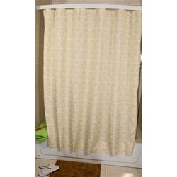 Sage Floral Dot Shower Curtain