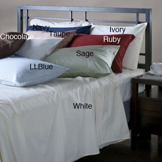 Fine Pima Cotton Sateen 400 Thread Count Sheet Set