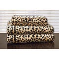 Pointehaven Cheetah Print Flannel Sheet Set