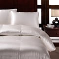 Silk Baffle Box 500 Thread Count Queen/ King-sized Down Comforter