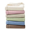 Simple Luxury Matte Satin Binding Polyester Microfleece Blanket