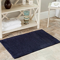 Spa 2400 Gram Serenity Navy Bath Mats (Set of 2)