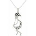 CGC Sterling Silver Kokopelli Pendant
